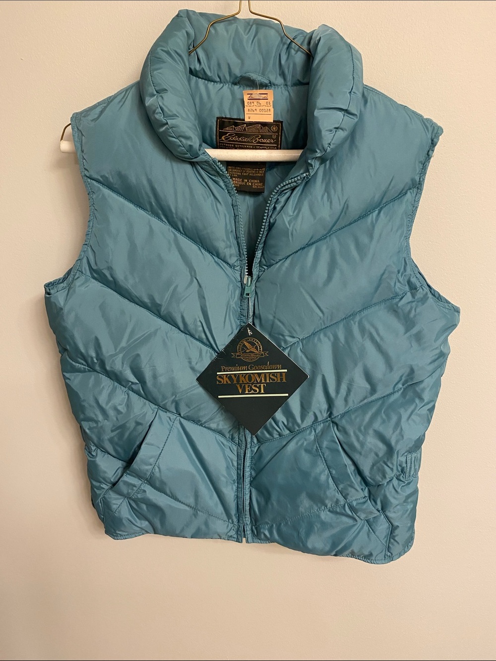 L.L. Bean Women's Teal Quilted Puffer Vest